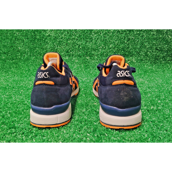 Asics GT II Gel Sportstyle Sneakers Men's 11 Navy Orange Running Athletic HQ416 - Picture 3 of 7